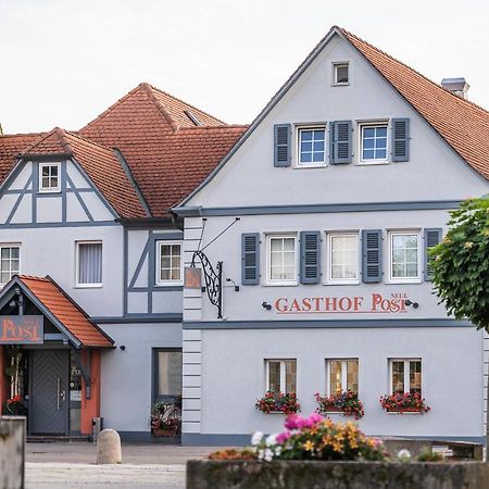Hotel-Gasthof Neue Post Leutershausen  외부 사진